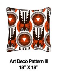 Art Deco Pattern Orange